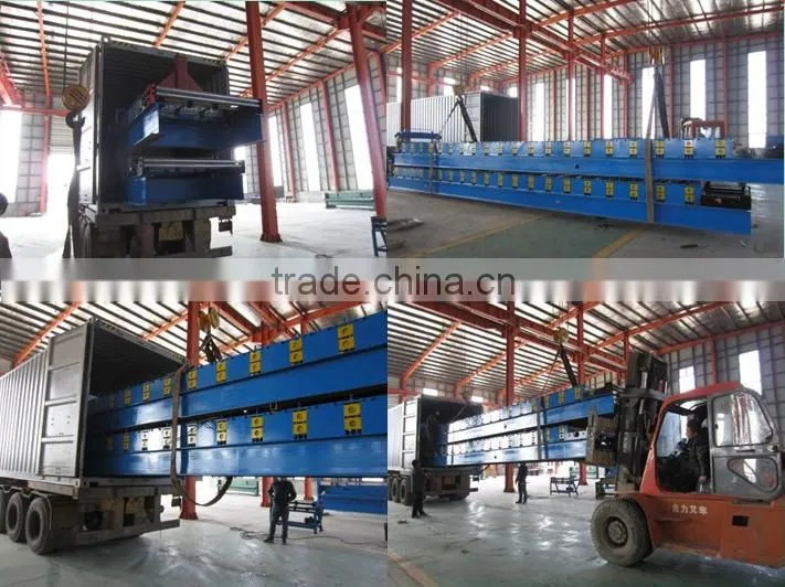 PLC Control system Half Round Gutter Roll Forming Machine Professional Rain Gutter Making Machine