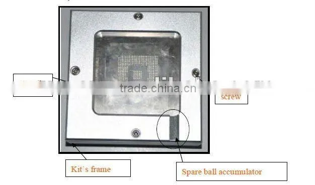 Laptop bga repairing with highly vision system(SV550)