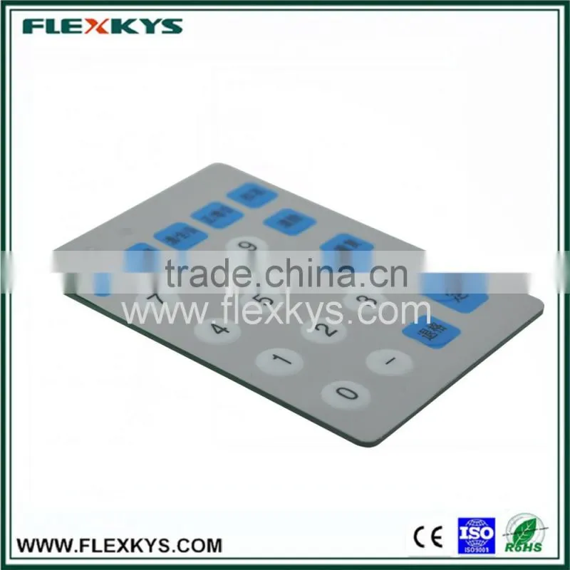 Brand new embossed key metal dome tactile PCB membrane switch