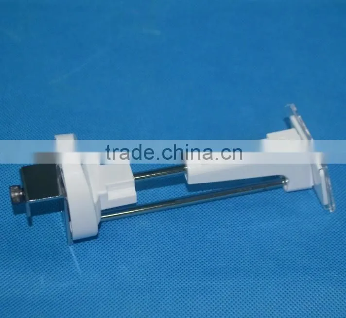 Display hook for pegboard or slatwall for displays