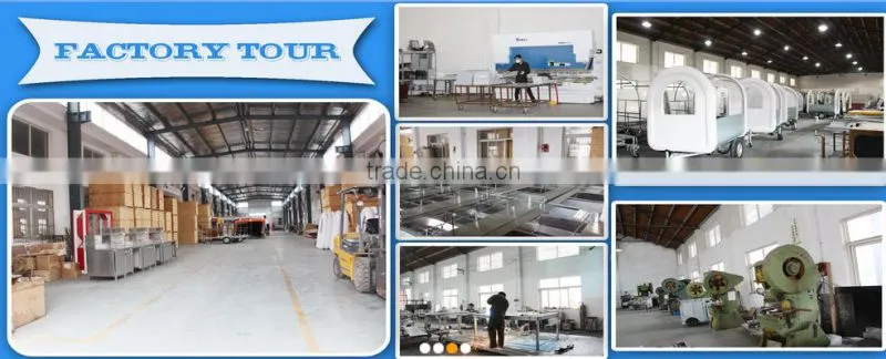 YS-RG220 Best Selling mobile food trailer/fast food trailer/cheap cart