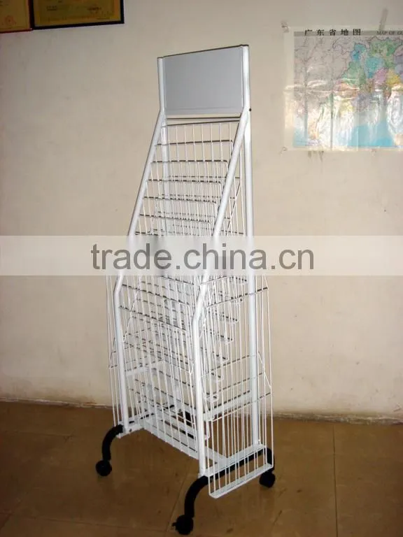 Magazine display photo album stand data center rack