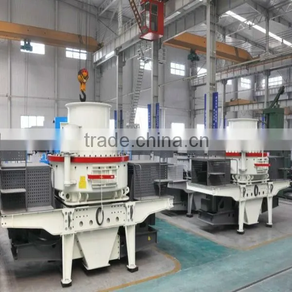 Price of sand crusher with good gravel particle shape and low investment