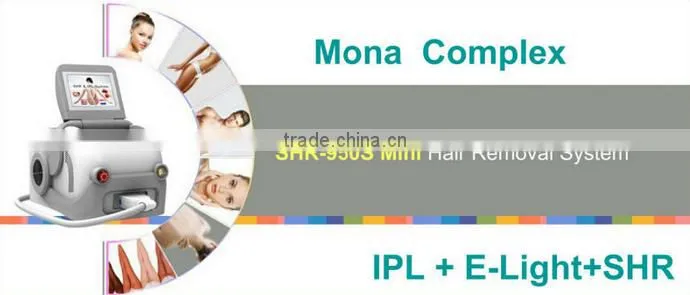 portable IPL SHR hair removal machine/IPL+RF/IPL SHR made in China with competive price