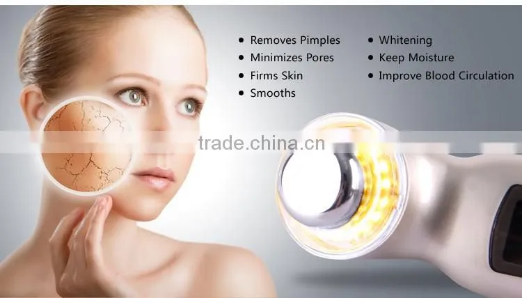 Portable Mesotherapy Needle Free Skin Rejuvenation Electrophoresis Facial Skin Photon Lights Machine