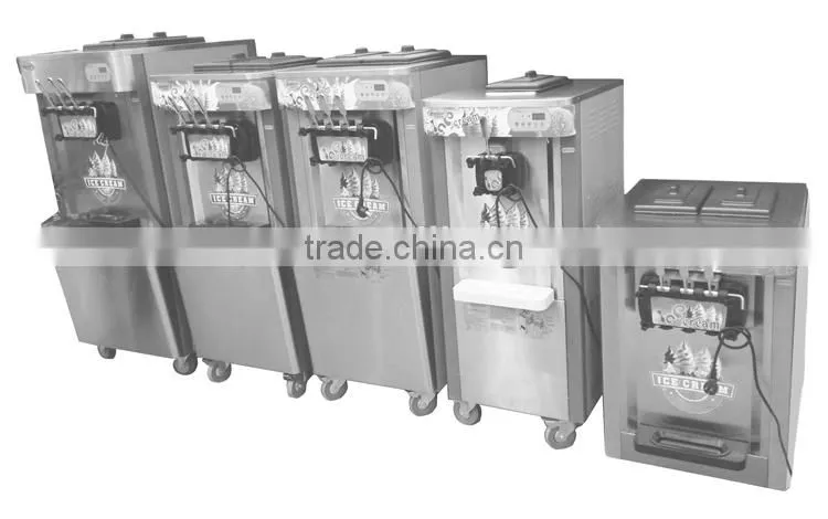 6 Head Flavors Commercial Ice Cream Machine