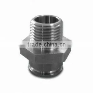Stainless Steel 316 Male Inserts, Anodizing Finish, A Part of Water Piping System
