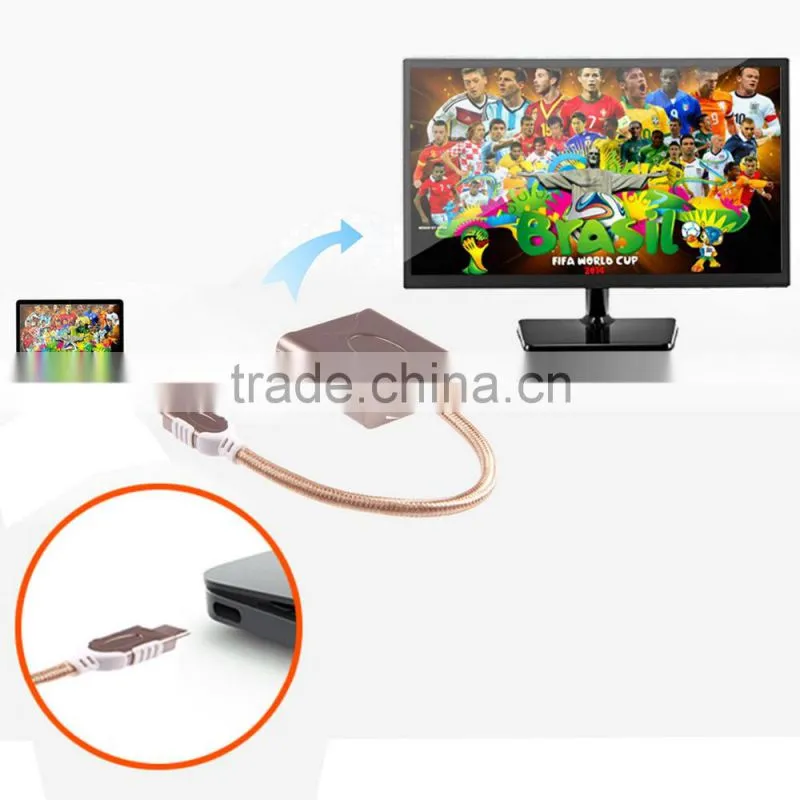 NEW USB-C Type C USB 3.1 Male to DVI 1080P Monitor Adapter Cable for Macbook
