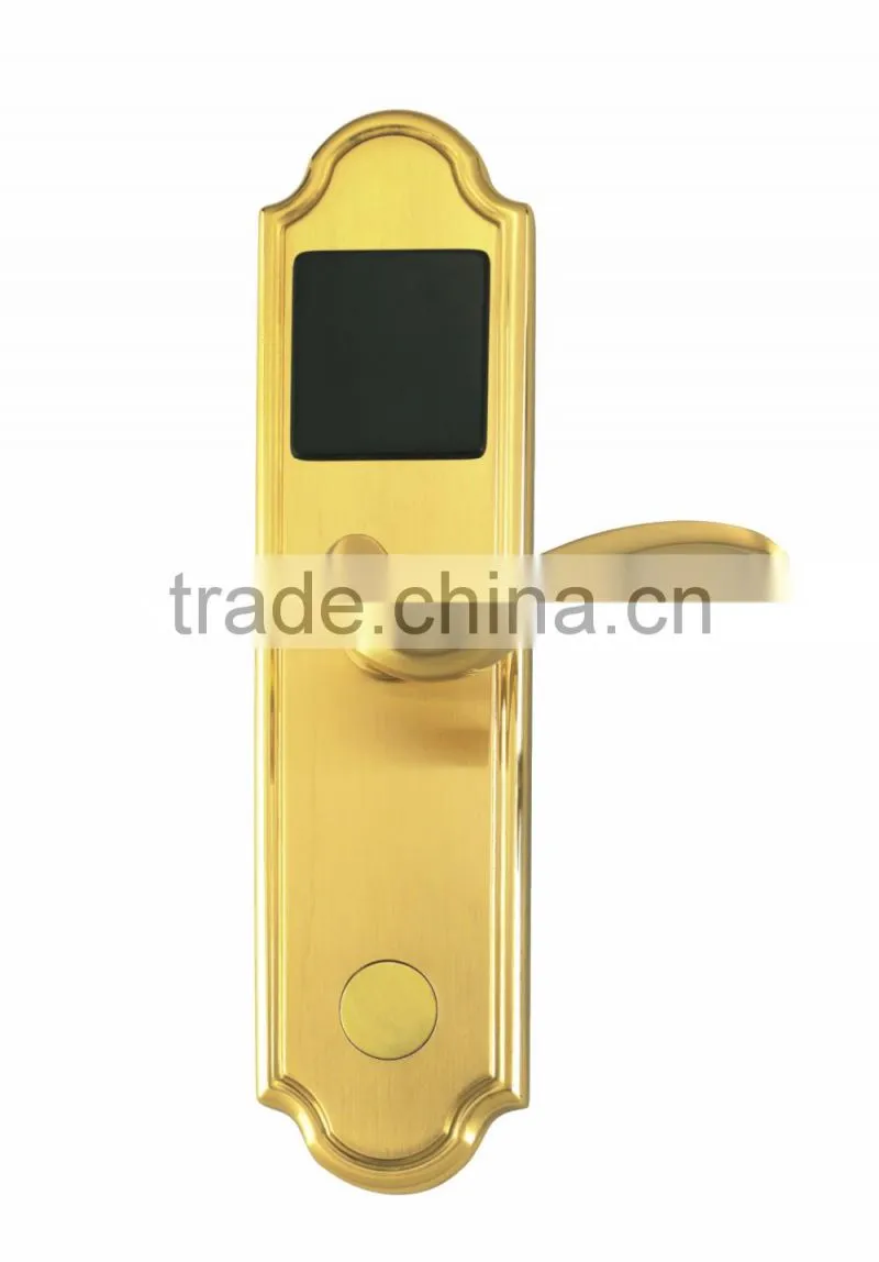 New designed touch screen safe intelligent door lock with steel handle