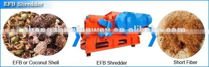 Hot In Indonesia EFB Oil Palm Shredder
