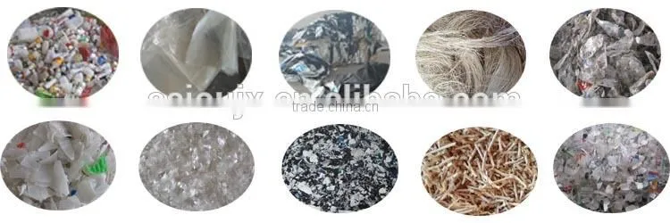 waste plastic crusher plastic granulator