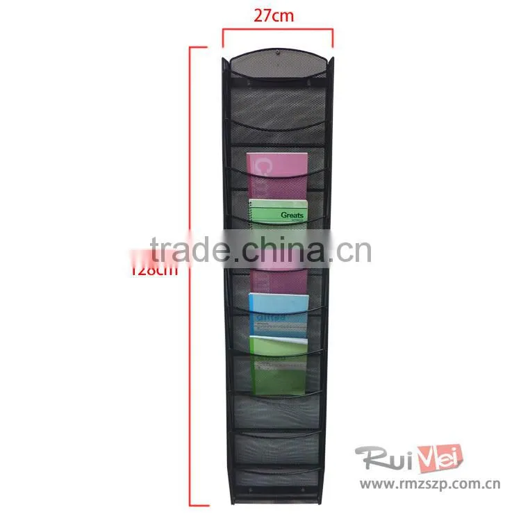 multi-level floor spinning literature display stand
