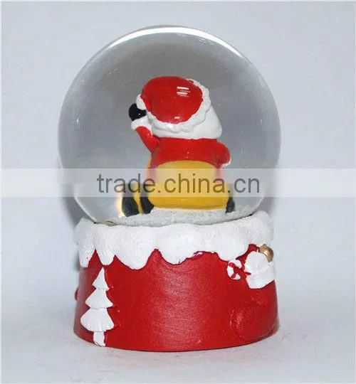 New resin snow globe with light