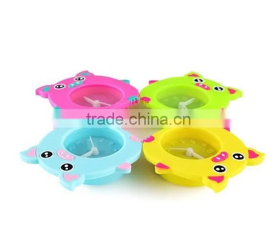 Pig Shape Silicone Alarm Clock