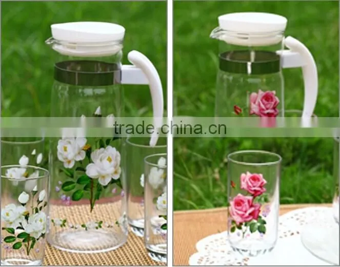New popular high quality glass grace tea ware
