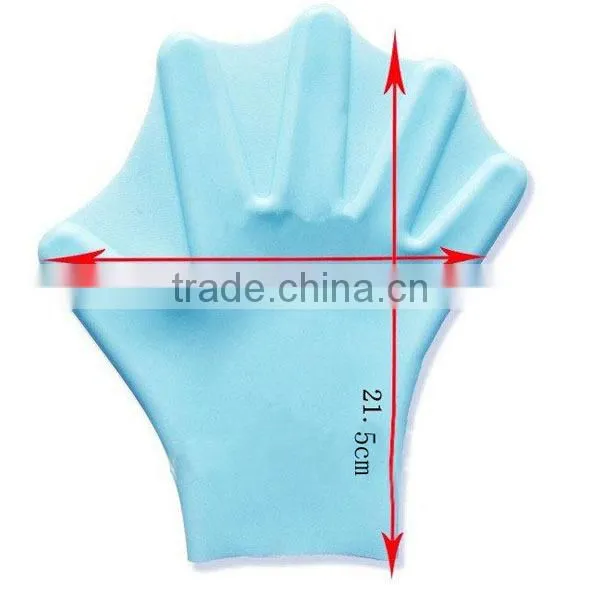 High quality diving equipment silicone waterproof swimming gloves