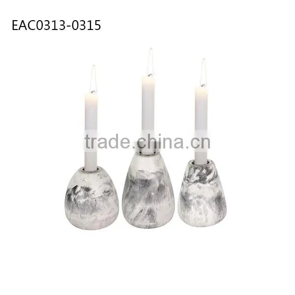 Carrara White Marble Candle Holder Candle Jar with Copper Lid