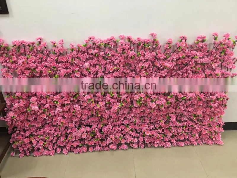 Artificial peach flower backdrop