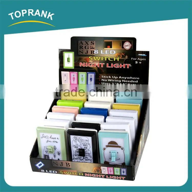 Toprank Walmart Supplier Wholesale Modern Design Smile Electric Switch Socket Push Wall Led Light Switch