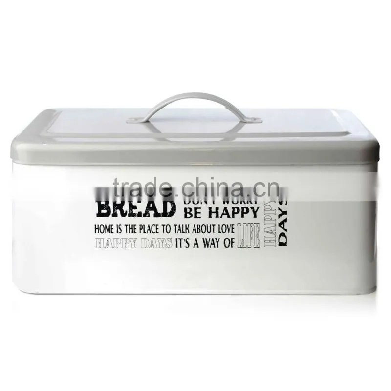 Vintage Design Home Kitchen pink bread bin