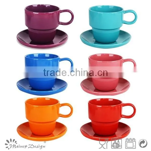 Custom printed ceramic coffee & tea set,porcelain cup & saucer,wholesale tea sets