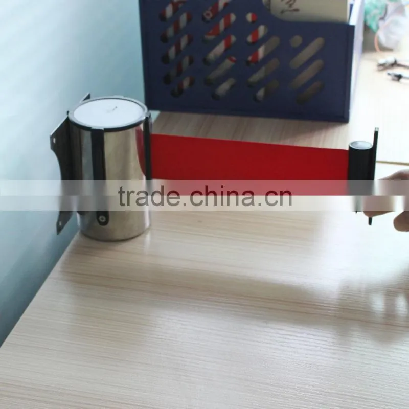 wall mounted retractable belt barrier 10m