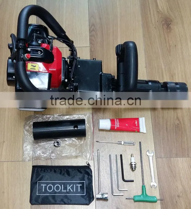 50mm 55mm 70mm Portable Petrol Hammer Piling Driver Handheld Gasoline Power Post Driver
