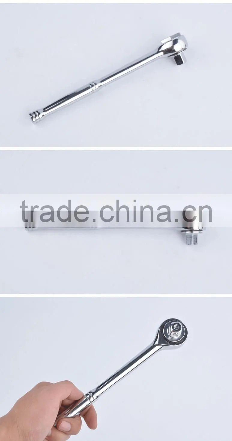 chrom plated ratchet spanners,Taiwan origin CR-V ratchet wrench,universal spanner wrench