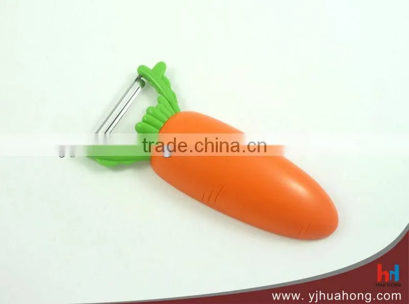 carrots shaped peeler with bottle opener and magnet