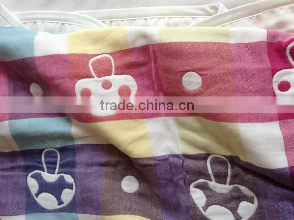 6 layer 100% natural cotton kids Bath towel wholesale kids Bath towel