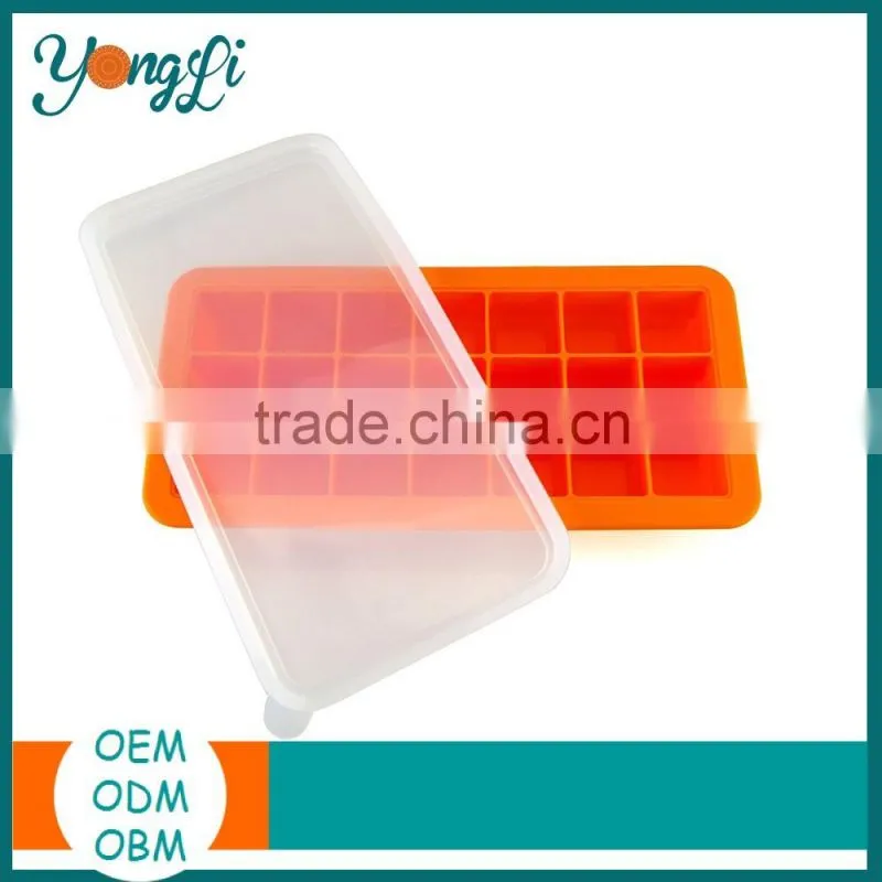 Free Shipping Silicone Baby Food Storage Freezer Tray Multiportion Ice Pop Container Multiportion Freezer Tray
