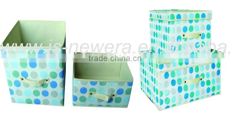 Non-woven printed storage box