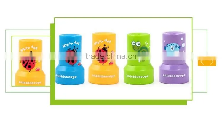 Most popular mini plastic toys rotating kaleidoscope keychain