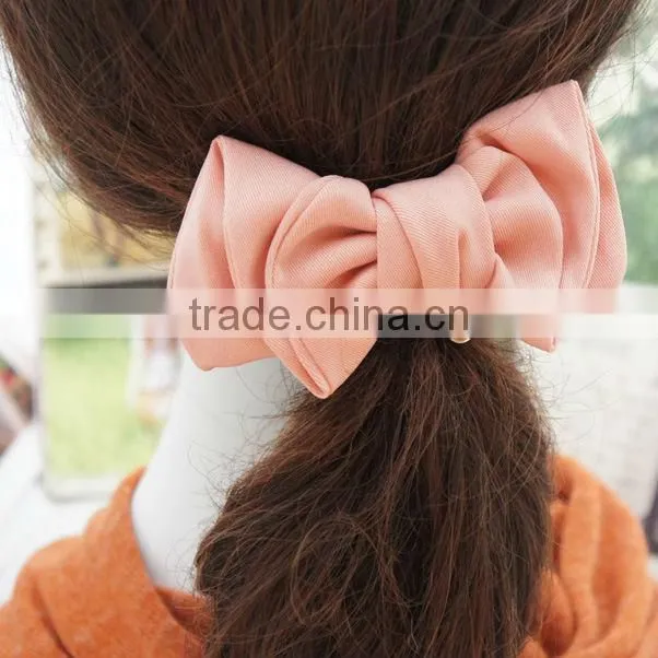decorative wholesale fabric ribbon bow-knot for hair accessories