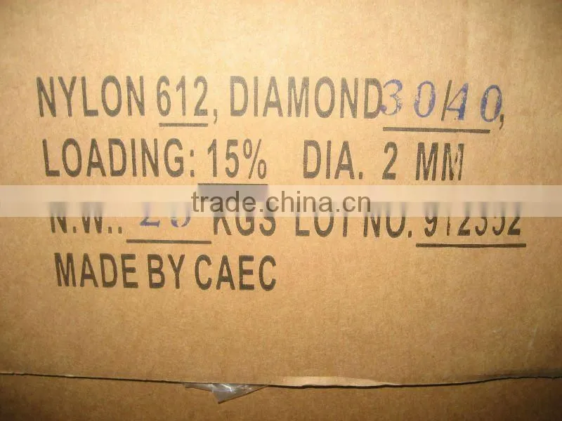 Coated abrasive filament