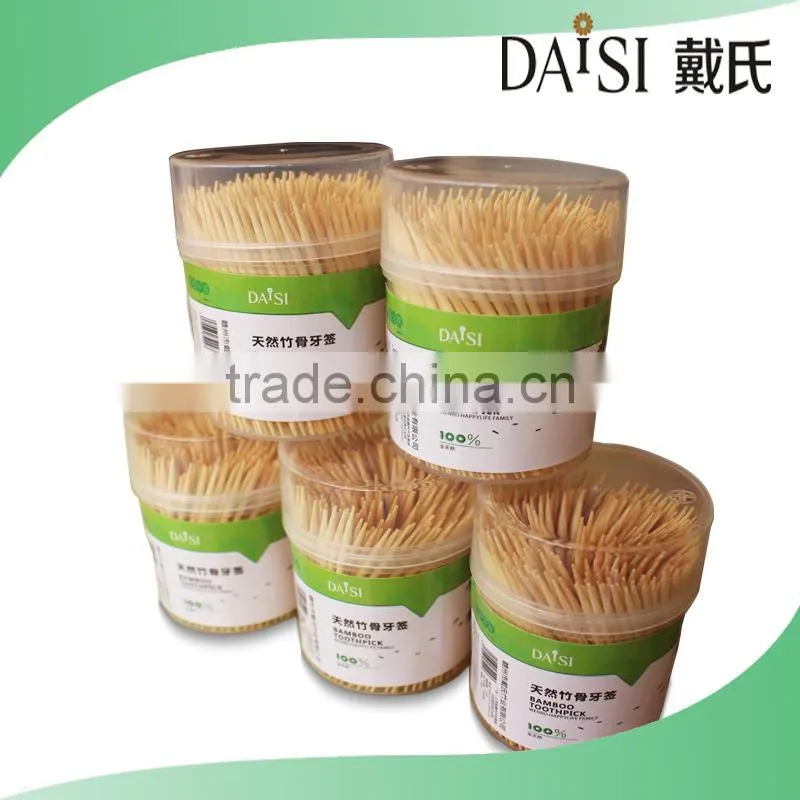 High quality eco-friendly bamboo toothpicks China toothpick factory
