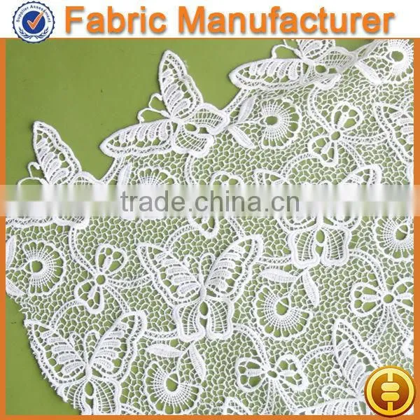 new fashion 100% polyester double organza lace women white lace high heel shoes