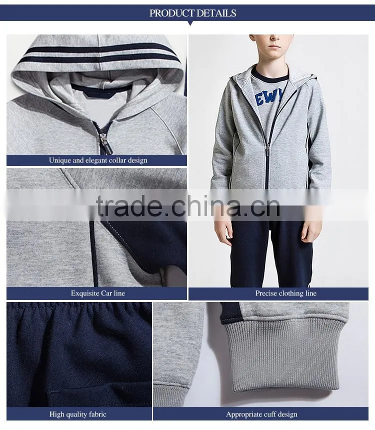 Two sets of boys new school children's Navy wind outdoor sportswear student uniform custom