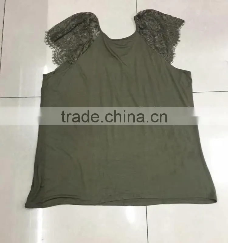 women amy lace fashion sexy t-shirt