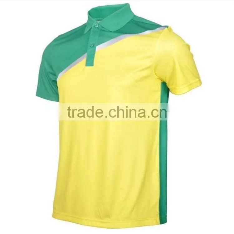 Cheap 100% polyester custom mens short sleevs polo shirt