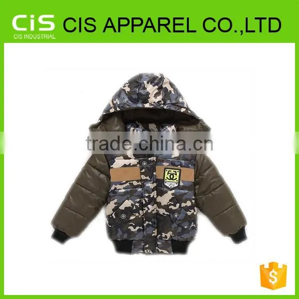children baseball bomber down jacket for boy