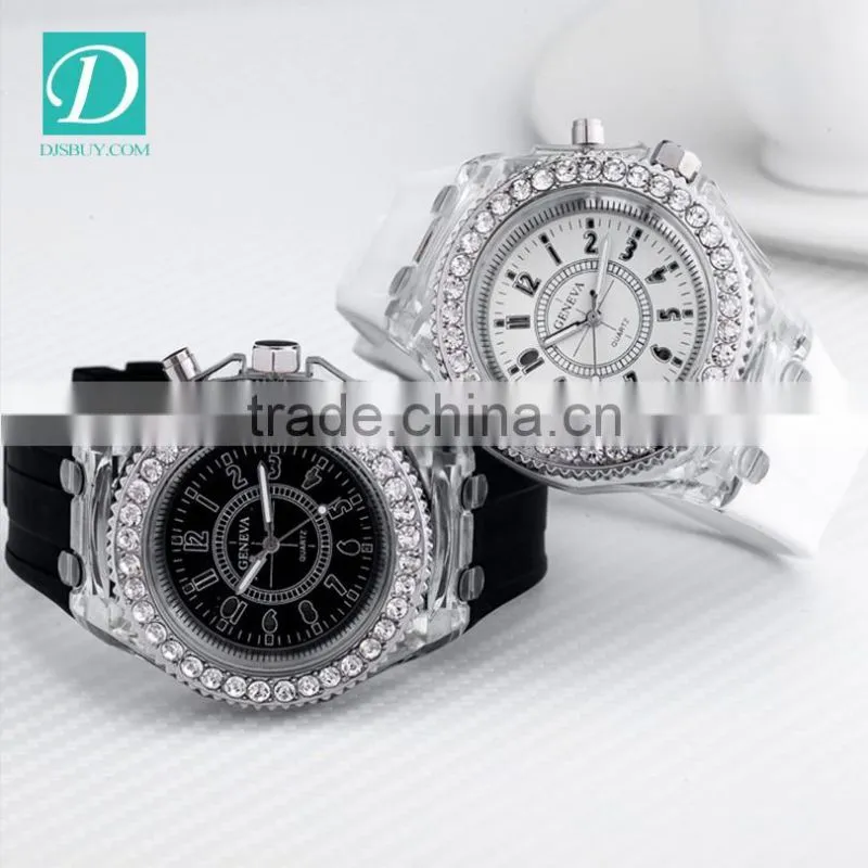 Hot Sale 6 Colors Casual Lady Girl Silicone Quartz Watches Best Gift