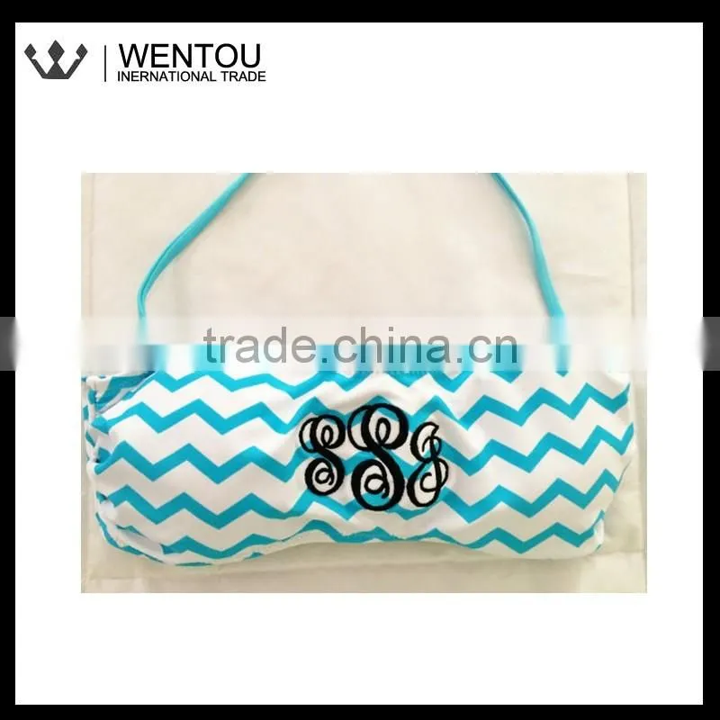 New Arrival Monogrammed Chevron Bandeau Bikini
