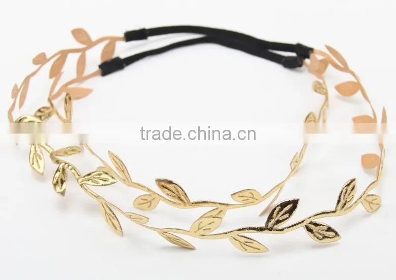 2 colors leaf headband, leaf headband for both mom and kids, mom & kids headband
