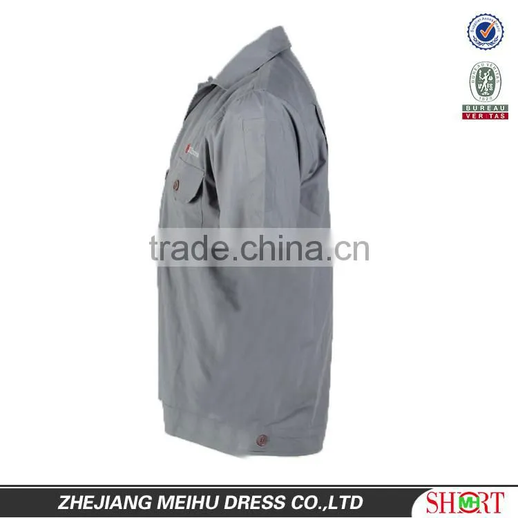 Newest Popular men's custom work short sleeve shirts