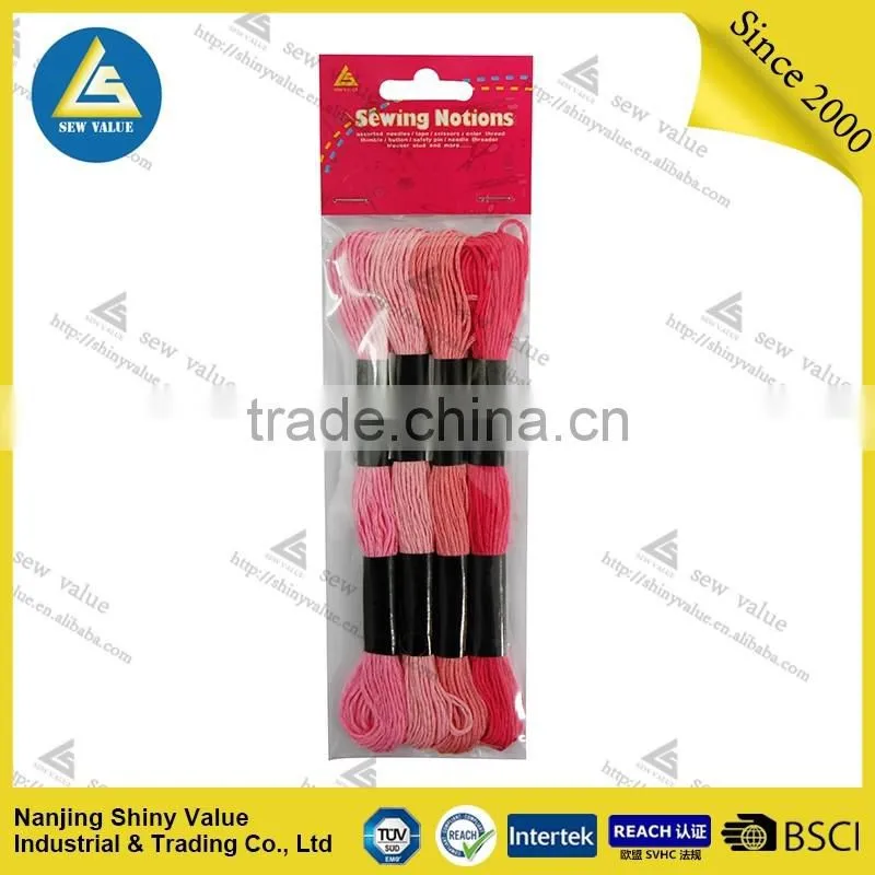 32s/2 wholesale colorful 100% Cotton cross stitch thread