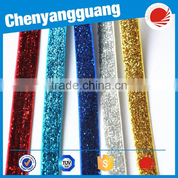Shiny Stretchable Underwear Fold Over Elastic Tape