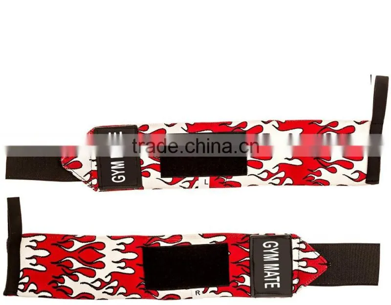 Gym Sport Custom Crossfit Wrist Wraps, Weight Lifting Wrist wraps