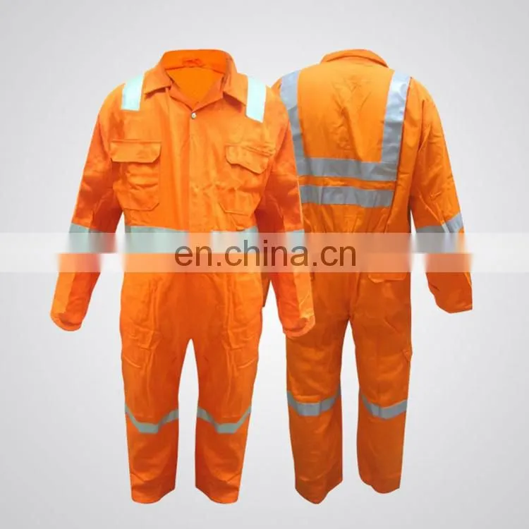 Mens Aramid IIIA flame resistant coverall with 3M reflective tape