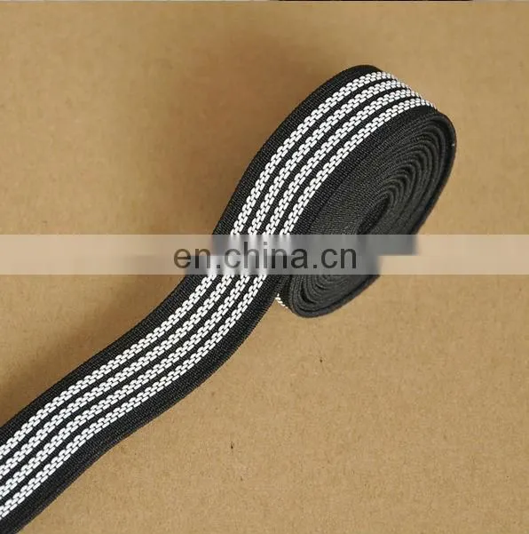Eco-friendly inelasticity high strength reflective nylon webbing